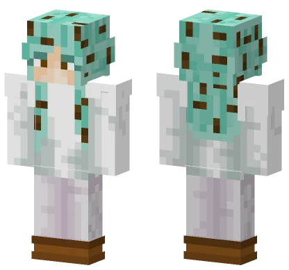 Minty Arctic Girl Minecraft skin