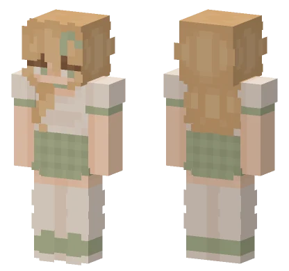 Minty Girl Minecraft skin