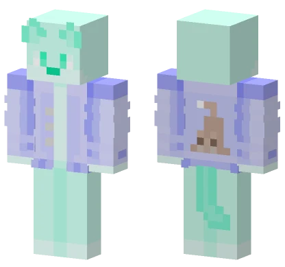 Minty Kitty Pajamas Minecraft skin