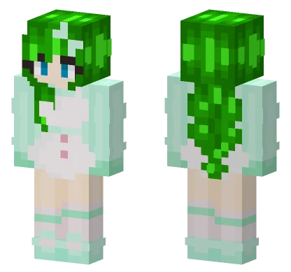 Minty Maid Minecraft skin