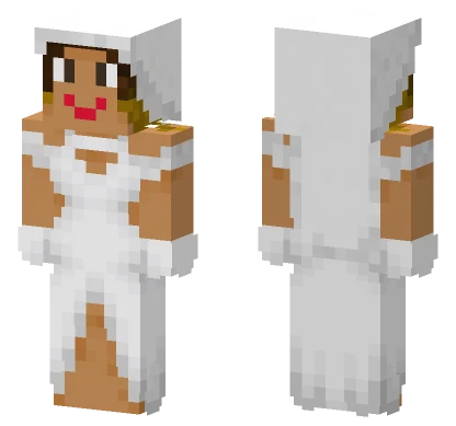 Minyns1 White Dress Minecraft skin