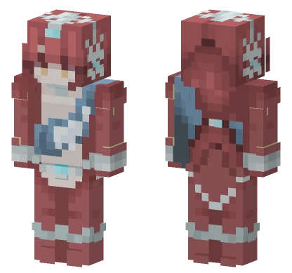 Mipha Breath Of The Wild Minecraft skin