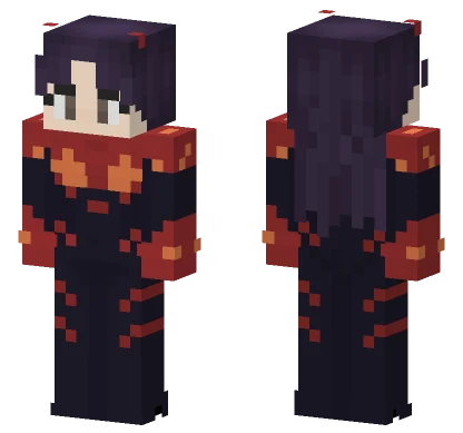 Misato Katsuragi Plug Suit Minecraft skin