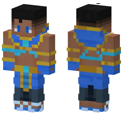 Misireymen Blue Outfit Minecraft skin