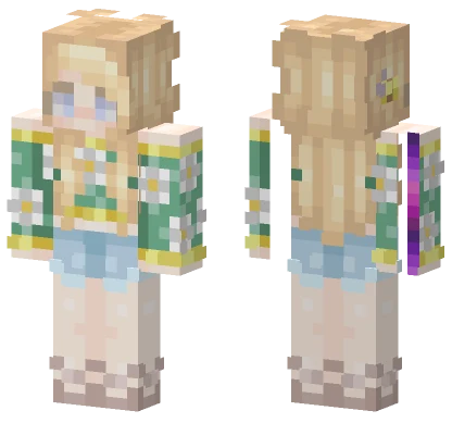 Miss Spring Minecraft skin