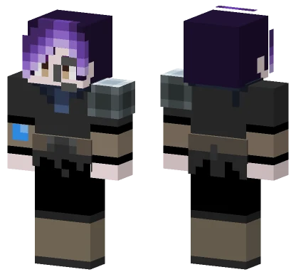 Misty Dusk Traveler Minecraft skin
