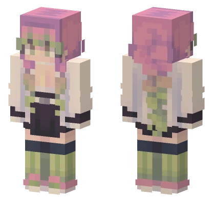 Mitsuri Kanroji Minecraft skin