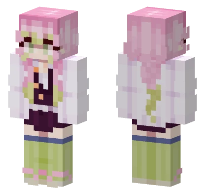 Mitsuri Kanroji Minecraft skin