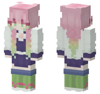 Mitsuri Kanroji Minecraft skin