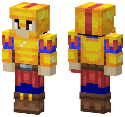 Modern Golden Armor Minecraft skin