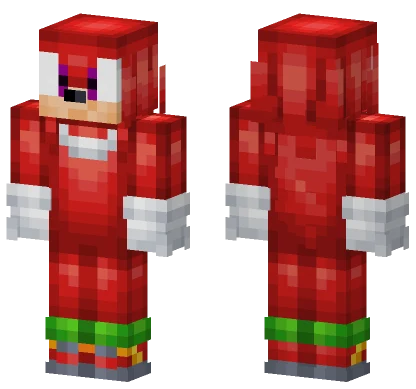 Modern Knuckles Happy Minecraft skin