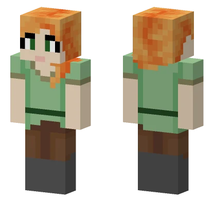 Modified Alex Skin Minecraft skin