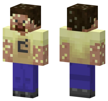 Mojang Chaos Cubed Minecraft skin