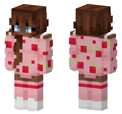 Molly Strawberry Dress Minecraft skin