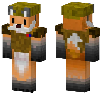 Molx Military Fox Minecraft skin