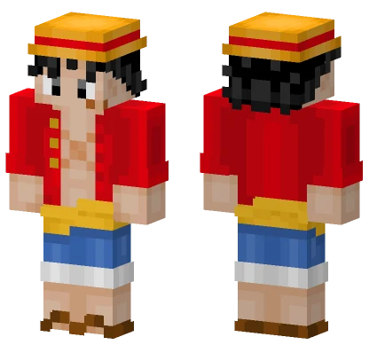 Monkey D Luffy After Time Skip Minecraft skin