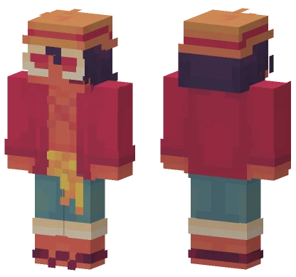 Monkey D Luffy Minecraft skin