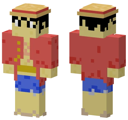 Monkey D Luffy Minecraft skin