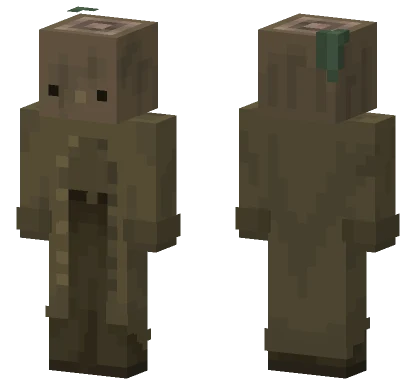 Mono Stump Hat Little Nightmares Minecraft skin