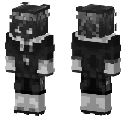 Monochromatic Minecraft skin