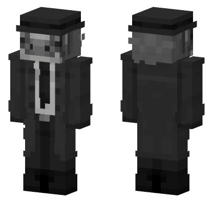Monochromatic Detective Minecraft skin