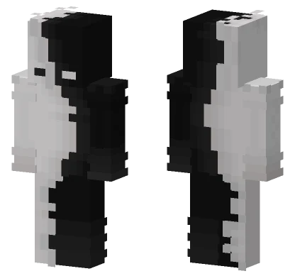Monochrome Minecraft skin