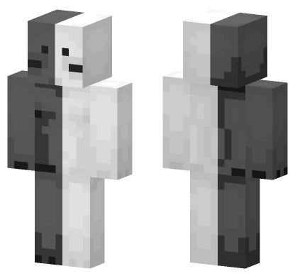Monochrome Bunny Minecraft skin