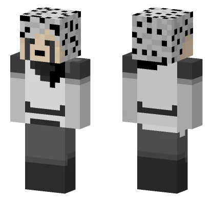 Monochrome Drip Outfit Minecraft skin