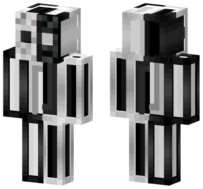 Monochrome Suit Minecraft skin