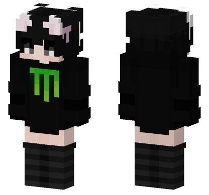 Monstaa Girl Minecraft skin