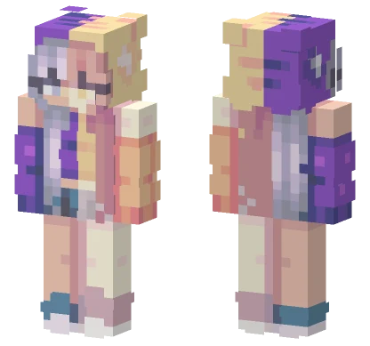 Moon and Sun Collab Minecraft skin