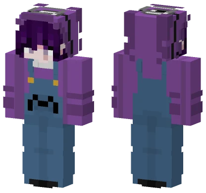 Moon Papoi Morado Minecraft skin