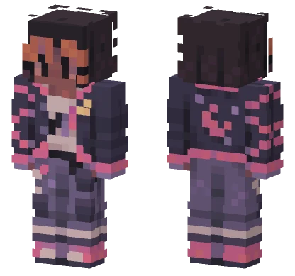 Moon Shaped Heart OC Minecraft skin