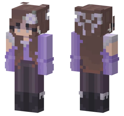Moonlit Hydrangeas Minecraft skin