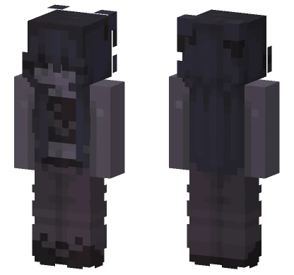 Moonveil Dark Outfit Minecraft skin