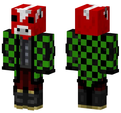 Mooshroom Tanjiro Minecraft skin
