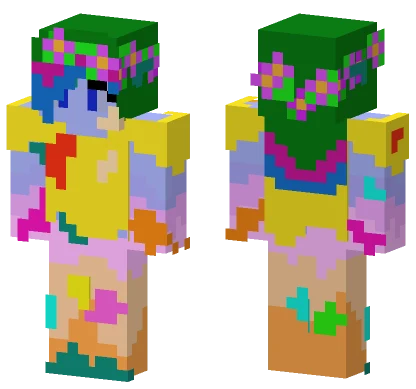 Morphia With Flower Crown Minecraft skin