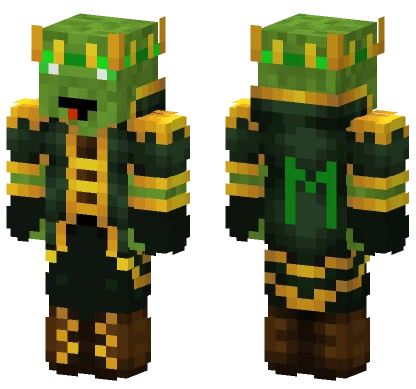 Mossmuncher Green Creature Minecraft skin