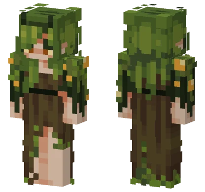 Mossy Girl Minecraft skin