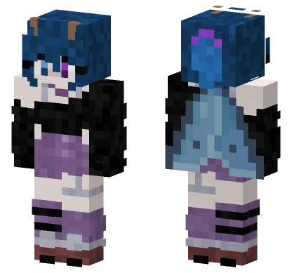 Moth Girl Minecraft skin