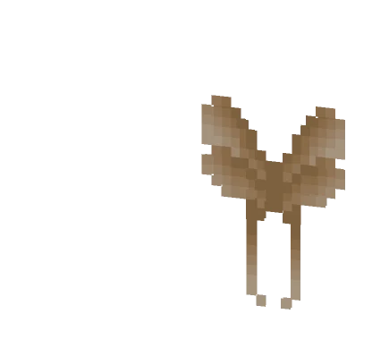 Moth Wings Light Brown Minecraft skin