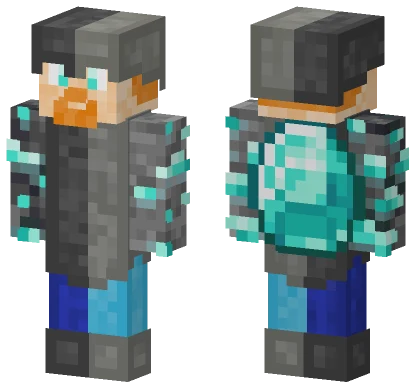 Mr Diamond Miner Minecraft skin