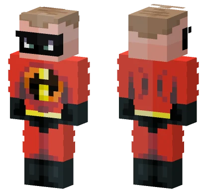 Mr Incredible CE Minecraft skin