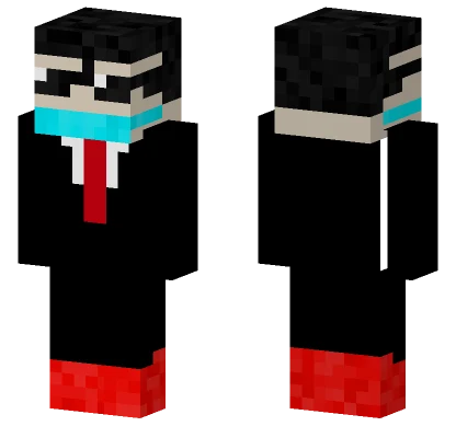 Mr John Sunglasses Mask Minecraft skin