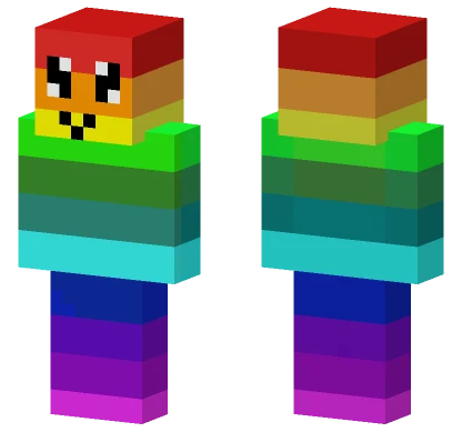 Mr Rainbow Minecraft skin