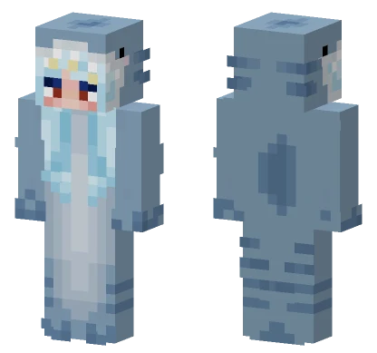 Mualani Shark Minecraft skin