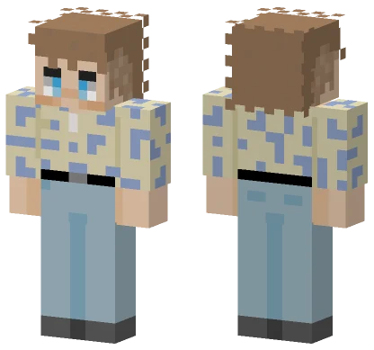 Mullet Boii Minecraft skin