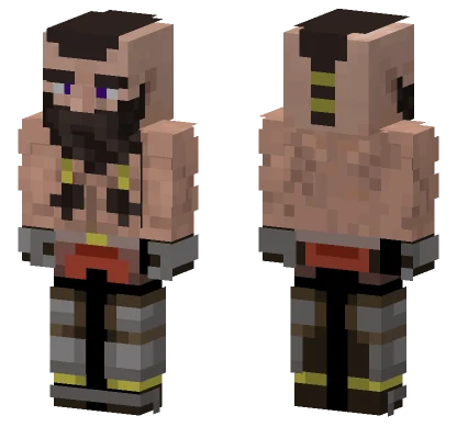 Muscular Blacksmith Minecraft skin