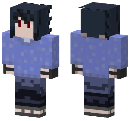 Muscular Sweater Sasuke Minecraft skin