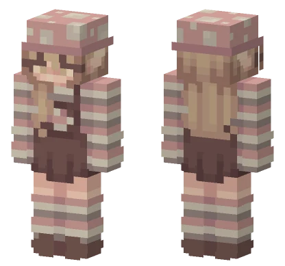 Mushroom Girl Minecraft skin